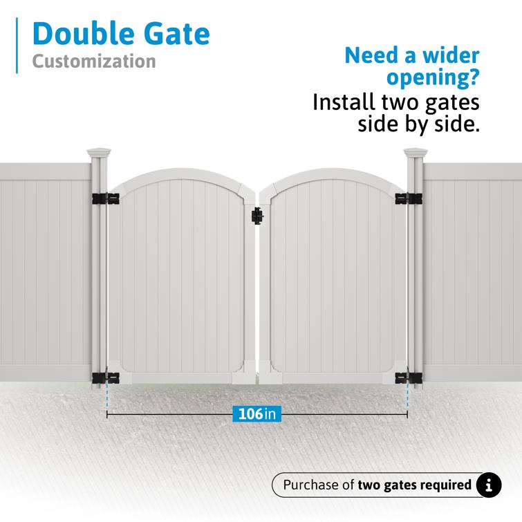 Steady Freddy Vinyl Gate | WamBam Fence